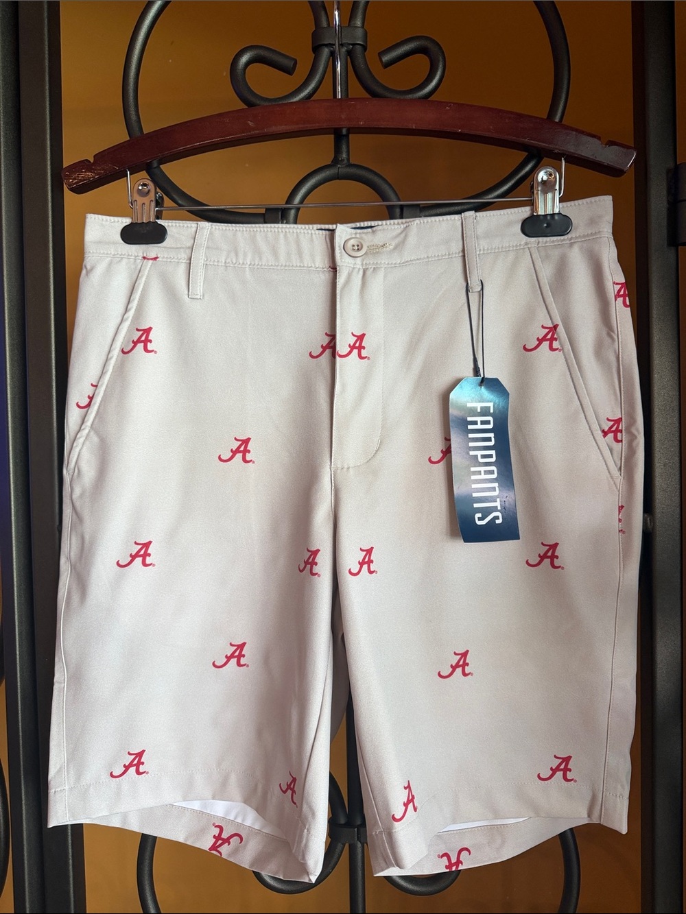 FANPANTS Limited Edition Alabama Crimson Tide Khaki Shorts